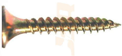 DRYWALL SCREW YELLOW ZINC FINE THREAD