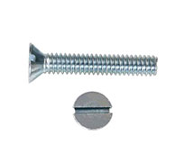 SLOTTED FLAT HEAD MACHINE SCREW