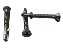 FLAT HEAD SELF DRILLING SCREW WITH WING